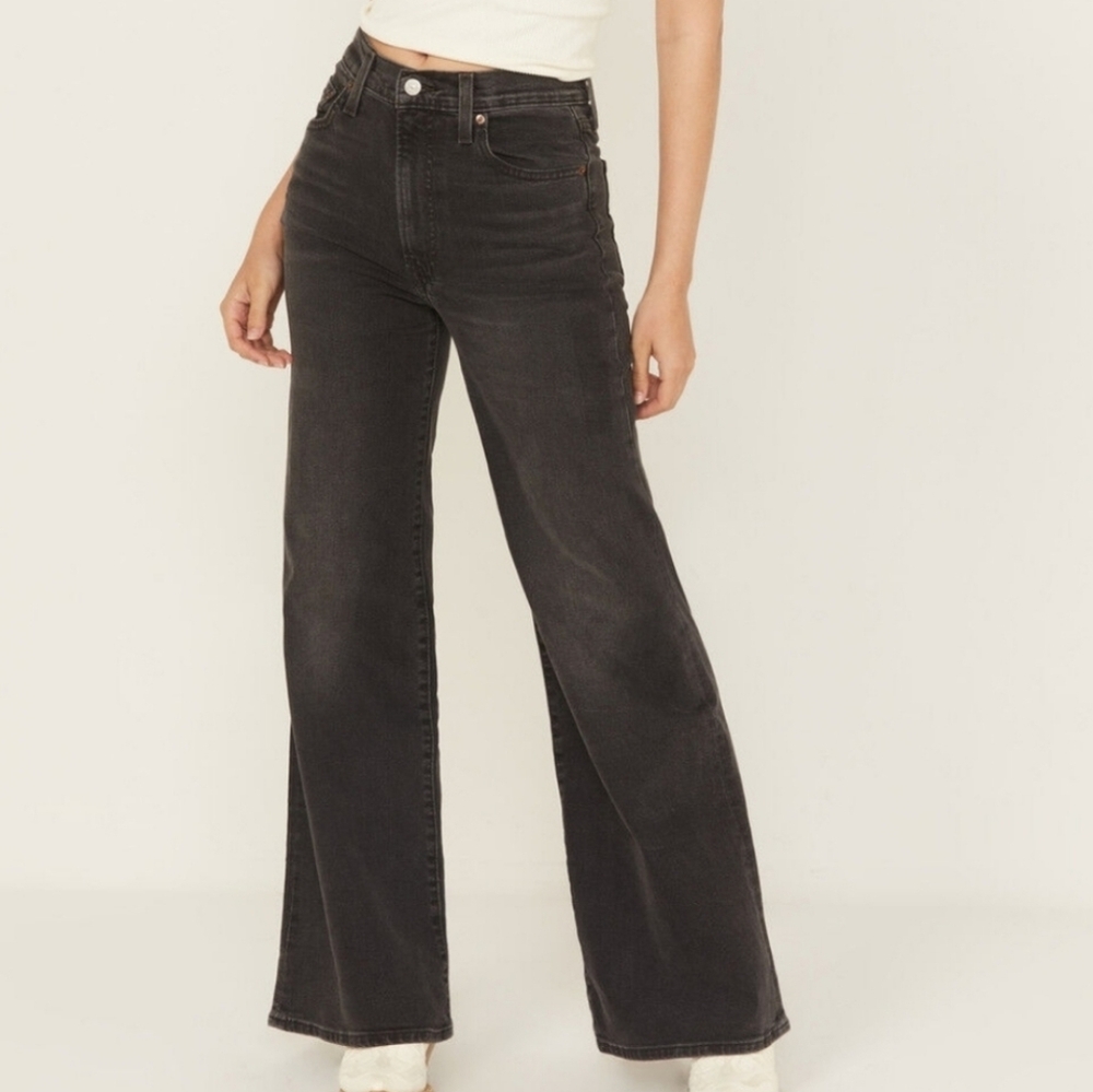 Levi's Ribcage Bell Cut And Dry No Dest Sz 27 Nwt - Picture 12 of 14